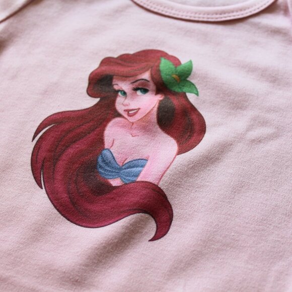 Ariel mermaid Disney baby girl onesie outfit long sleeve brand new cute fashion - Picture 6 of 12